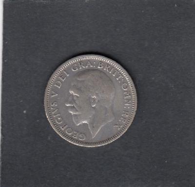 Beschrijving: 1 Shilling  GEORGIUS V